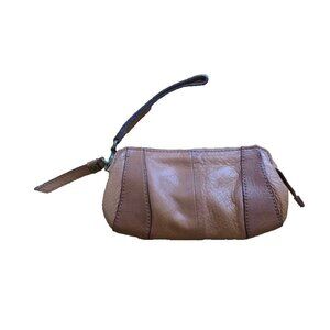 7 For All Mankind Women Brown Leather wristlet cognac One Size B000486